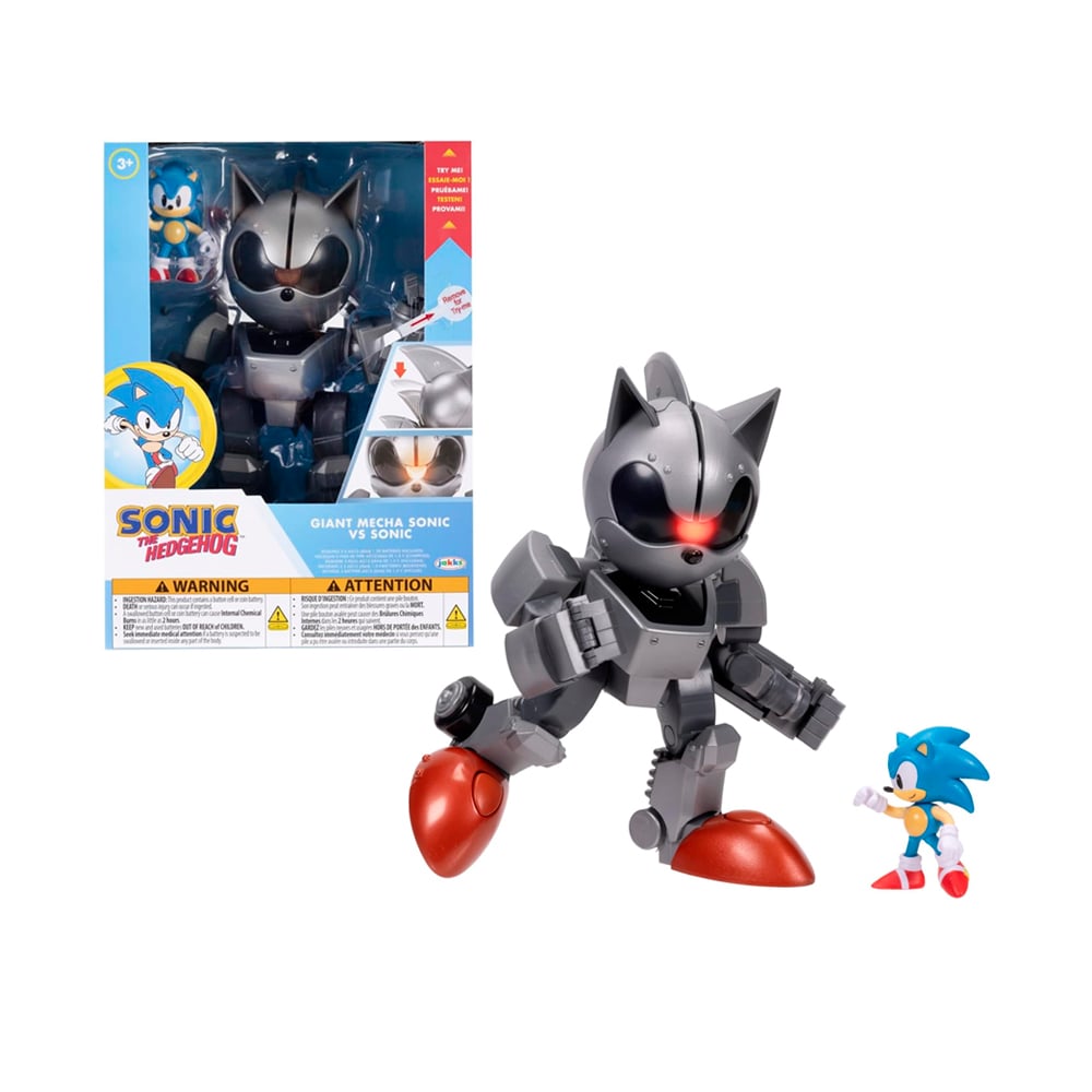 SONIC THE HEDGEHOG JAKKS PACIFIC GIANT MECHA SONIC - 1