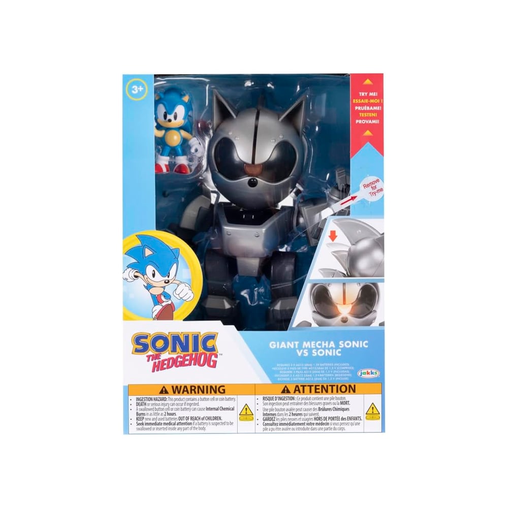 SONIC THE HEDGEHOG JAKKS PACIFIC GIANT MECHA SONIC - 5