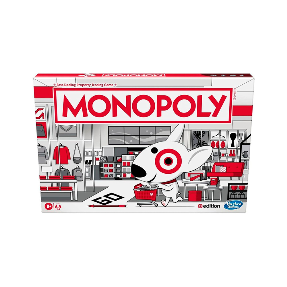 HASBRO MONOPOLY GAME TARGET EDITION BOARD GAME USA - 1