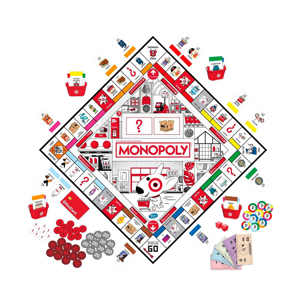 HASBRO MONOPOLY GAME TARGET EDITION BOARD GAME USA - 2