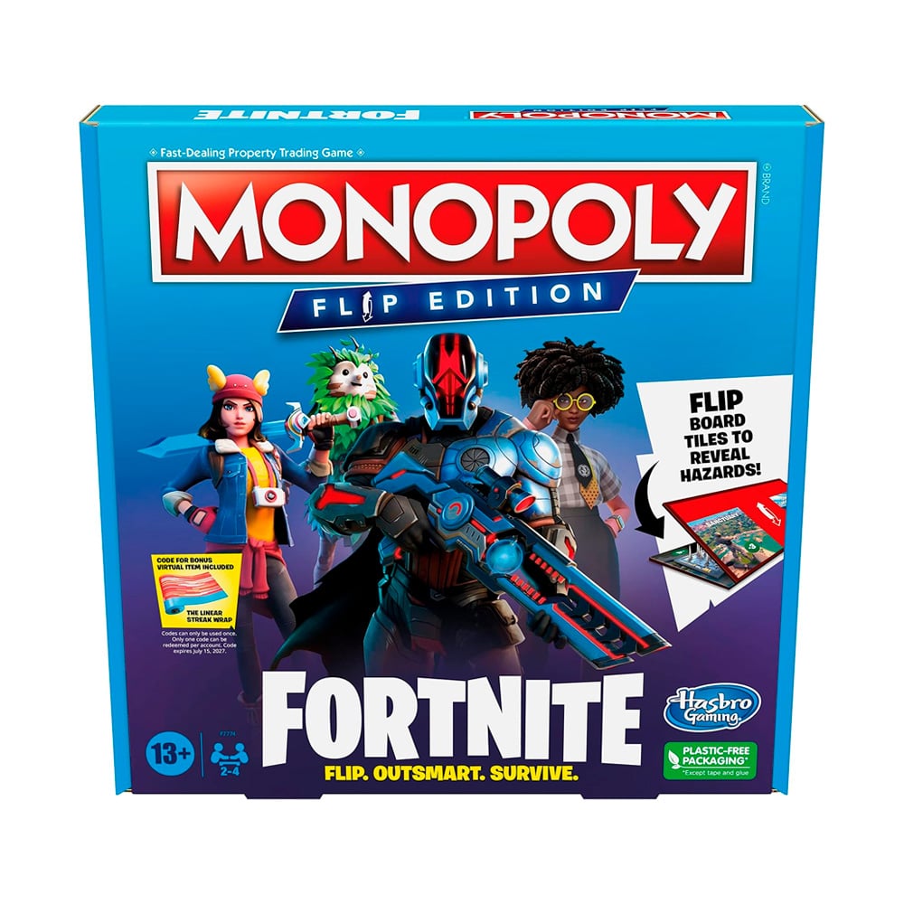 MONOPOLY FORTNITE FLIP EDITION BOARD GAME USA - 1