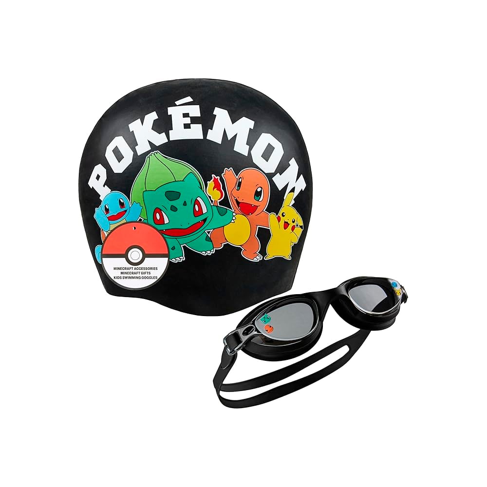 POKEMON GORRA Y LENTES PISCINA 4 A 12 AÑOS - 1