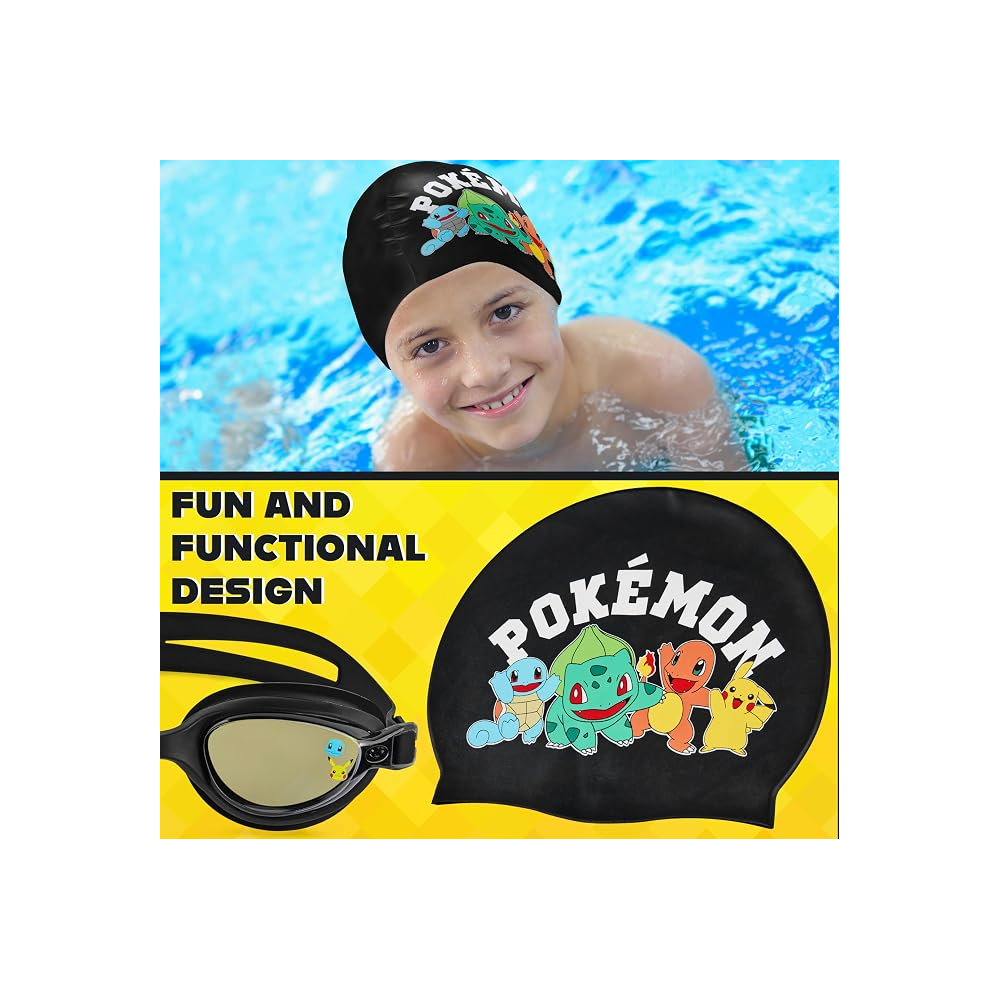POKEMON GORRA Y LENTES PISCINA 4 A 12 AÑOS - 2
