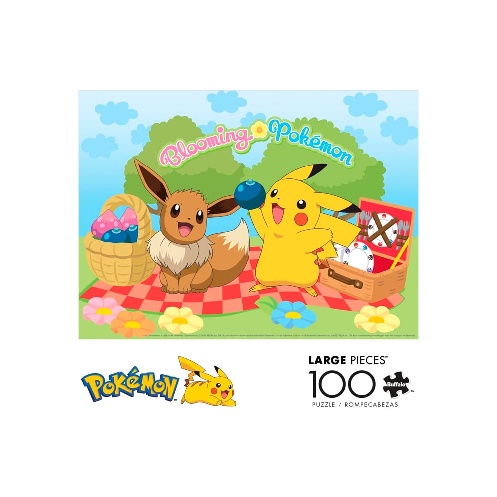 POKEMON ROMPECABEZA BLOOMING PIKACHU 100 PIEZAS - 3