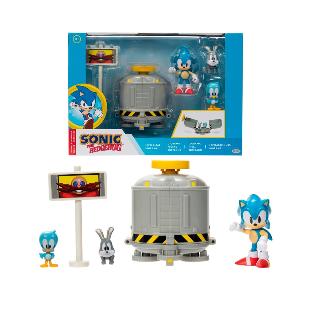 SONIC THE HEDGEHOG LEVEL CLEAR DIORAMA WITH SONIC - 1