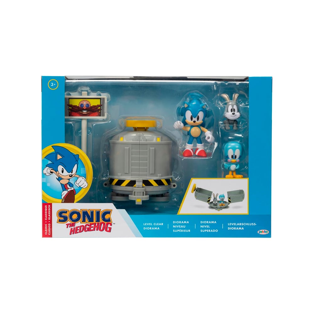 SONIC THE HEDGEHOG LEVEL CLEAR DIORAMA WITH SONIC - 3