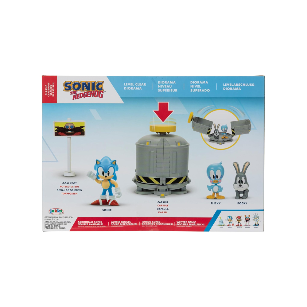 SONIC THE HEDGEHOG LEVEL CLEAR DIORAMA WITH SONIC - 6