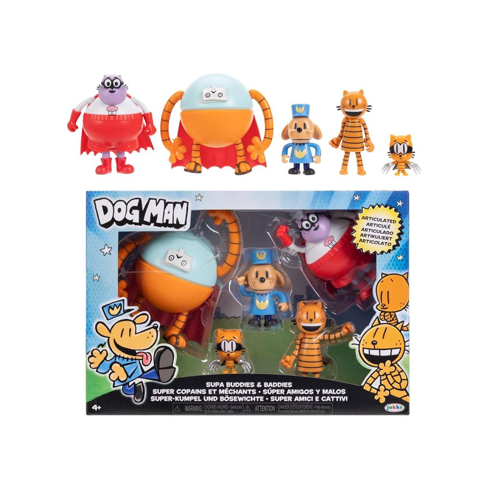 DOG MAN SUPA BUDDIES AND BADDIES MULTIPACK - 1