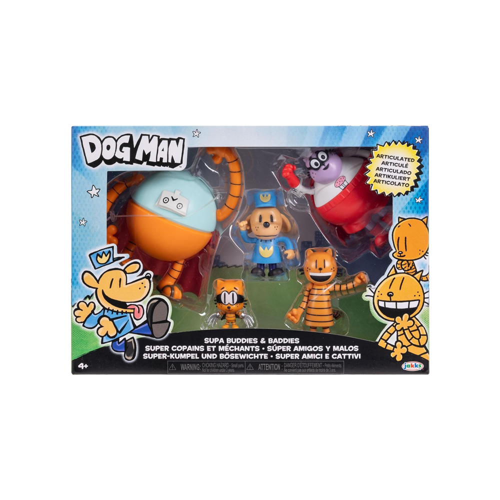 DOG MAN SUPA BUDDIES AND BADDIES MULTIPACK - 4