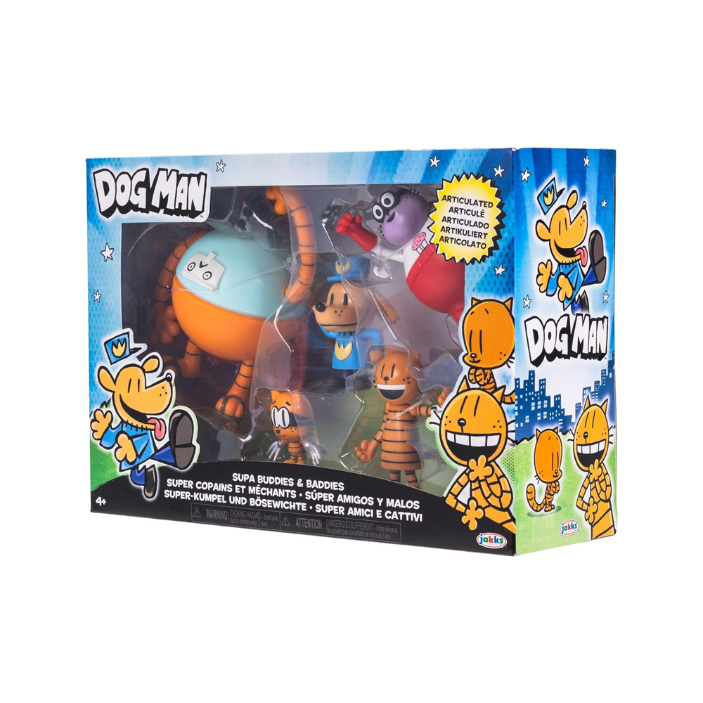 DOG MAN SUPA BUDDIES AND BADDIES MULTIPACK - 5