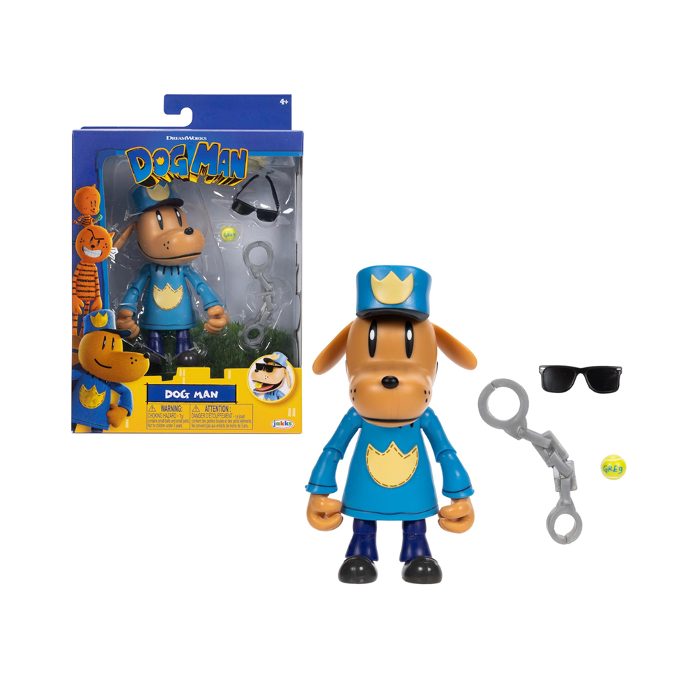 JAKKS PACIFIC DOG MAN MOVIE FIGURA - 1