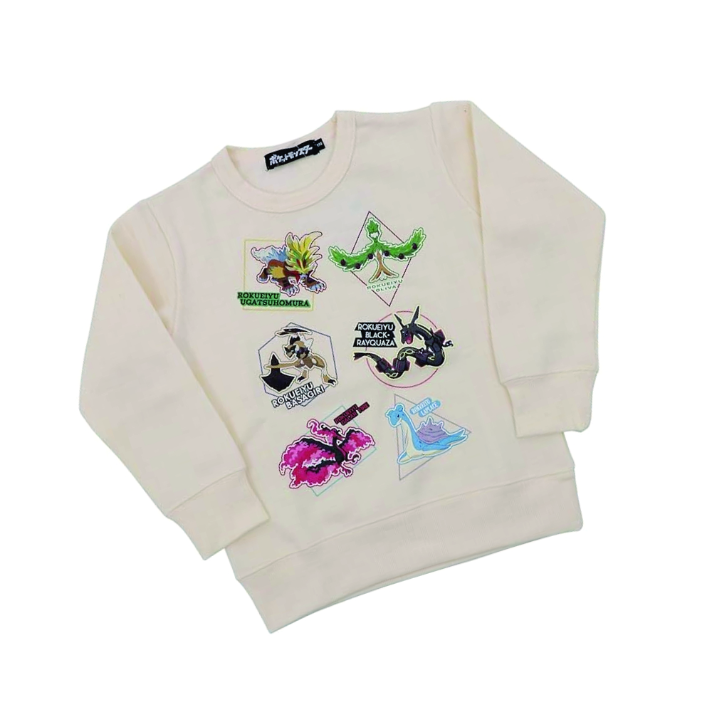 POKEMON POLERA NIÑOS TAKARA TOMY CREMA TALLA 4 - 2
