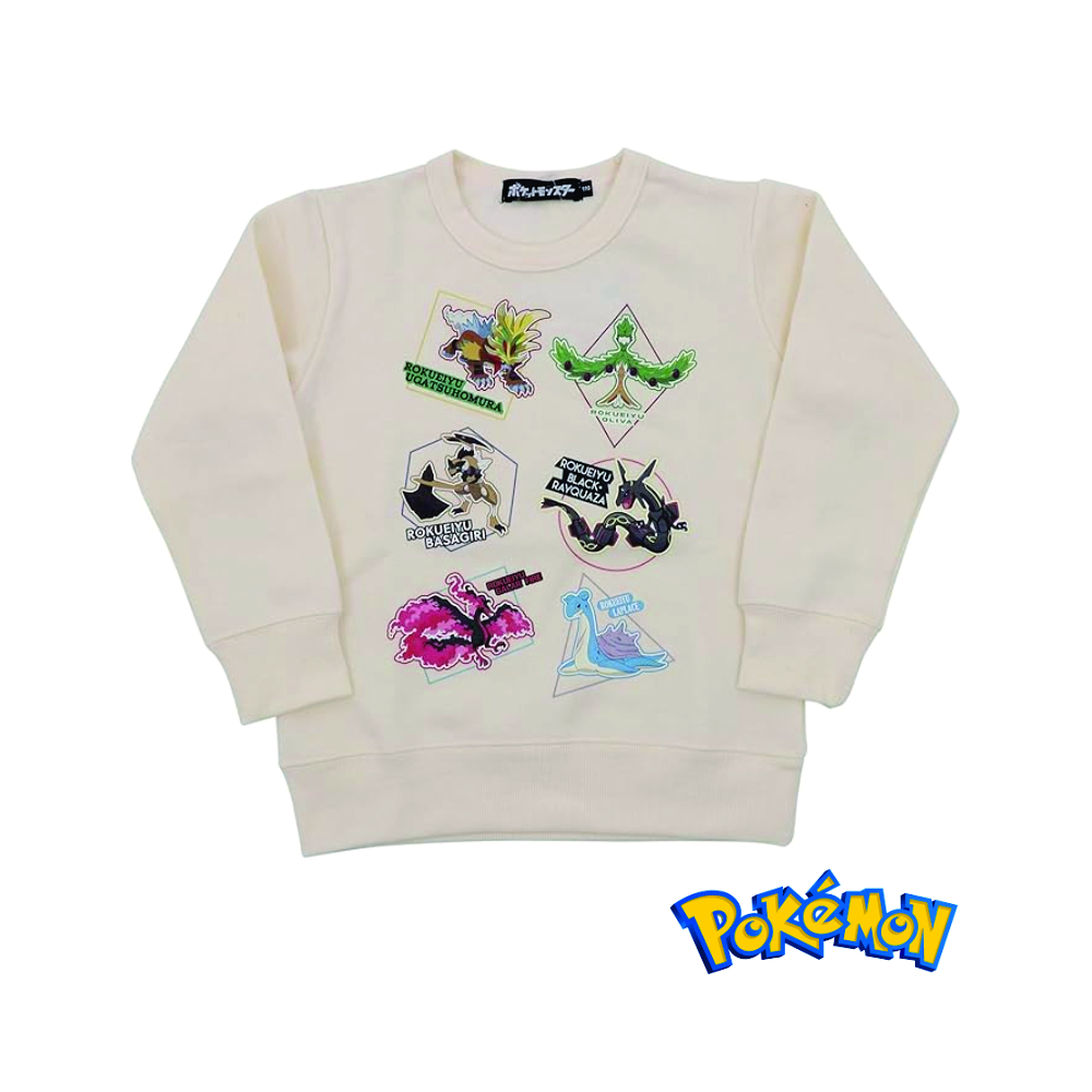 POKEMON POLERA NIÑOS TAKARA TOMY CREMA TALLA 4 - 4