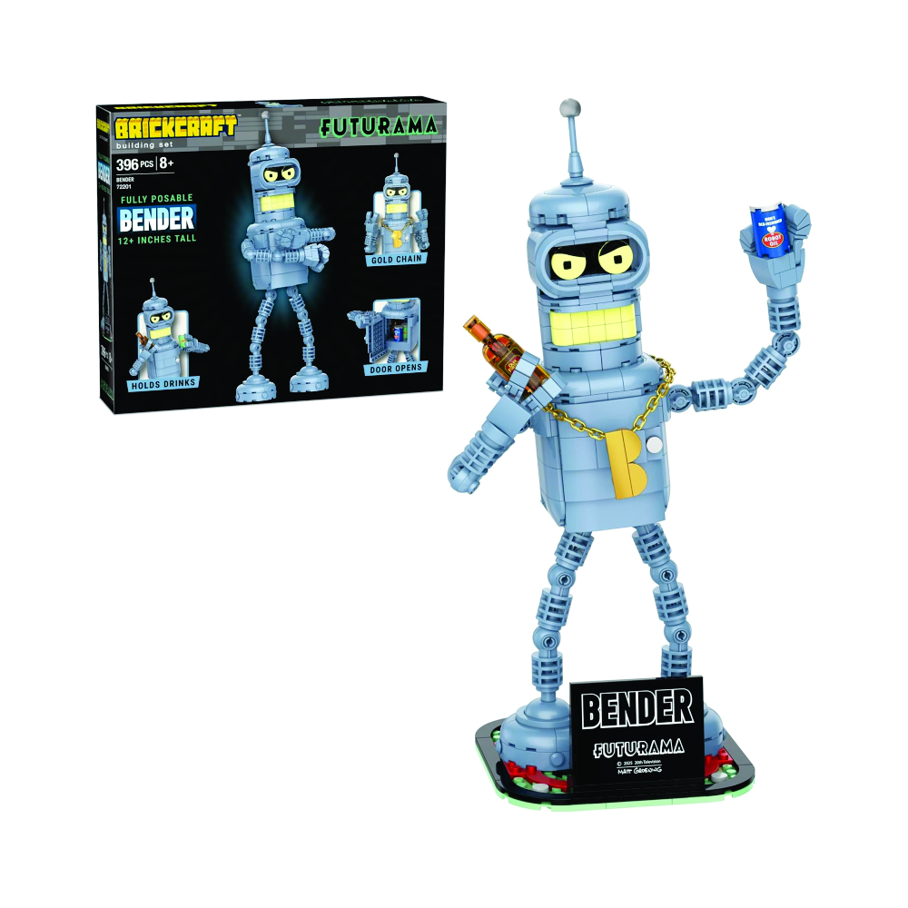 BRICKCRAFT FUTURAMA BENDER BRICK 396 PIEZAS - 1
