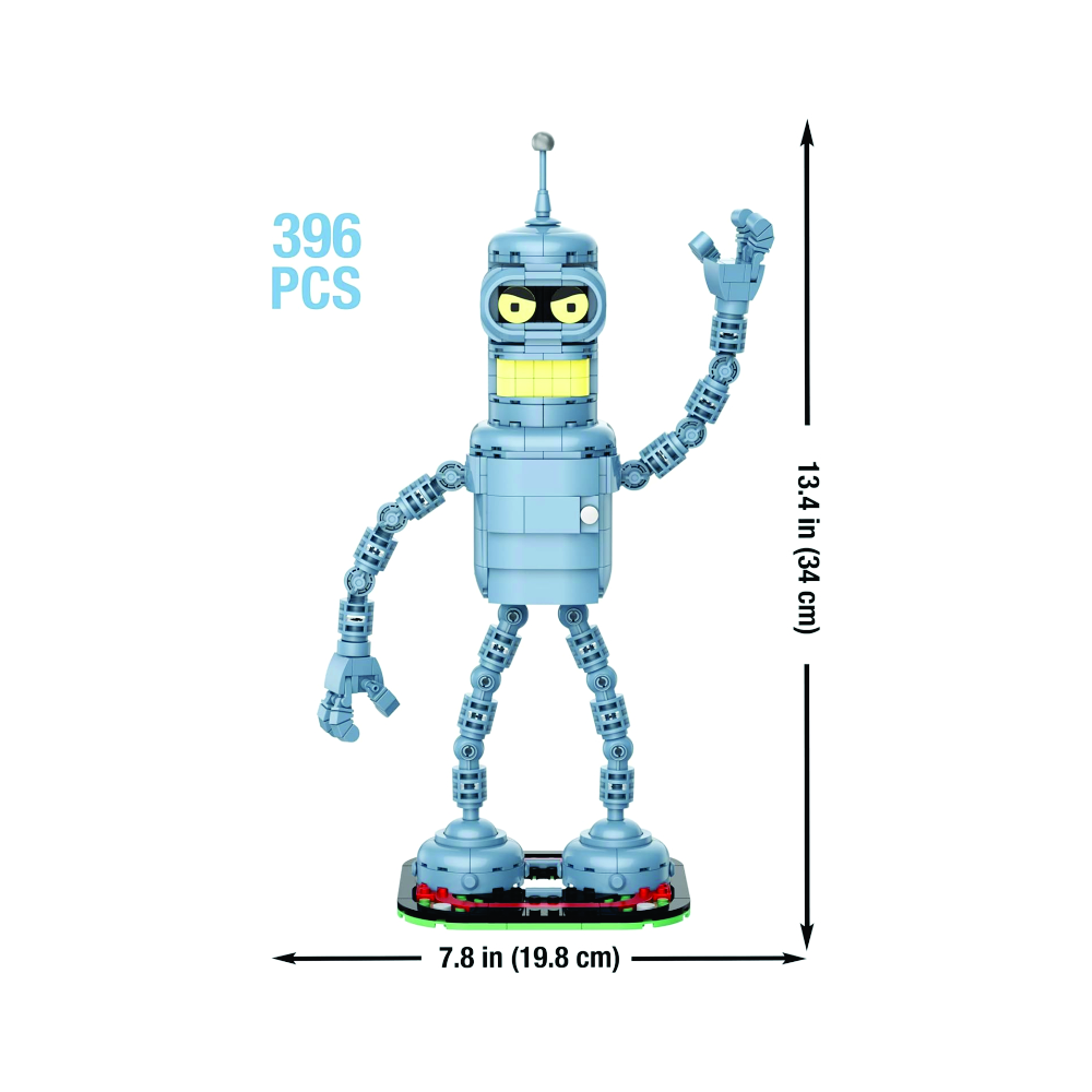 BRICKCRAFT FUTURAMA BENDER BRICK 396 PIEZAS - 2