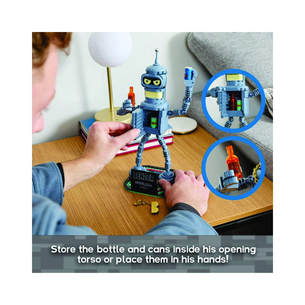 BRICKCRAFT FUTURAMA BENDER BRICK 396 PIEZAS - 3