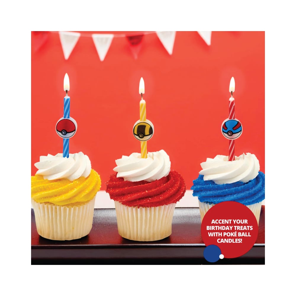 POKEMON VELAS HAPPY BIRTHDAY PACK 6 UNIDADES - 2