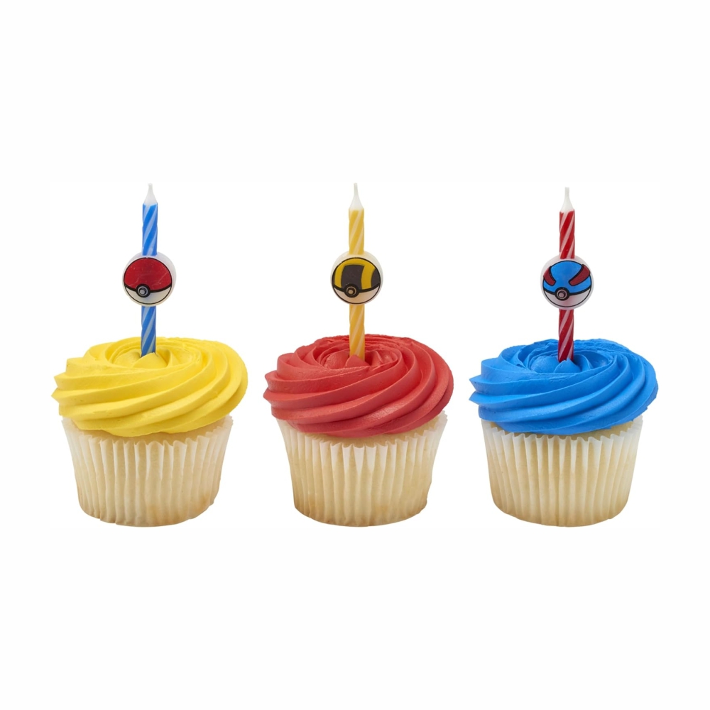 POKEMON VELAS HAPPY BIRTHDAY PACK 6 UNIDADES - 4