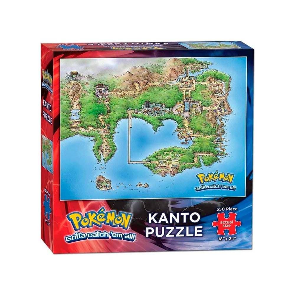 POKEMON ROMPECABEZA USAOPOLY KANTO 550 PIEZAS - 1