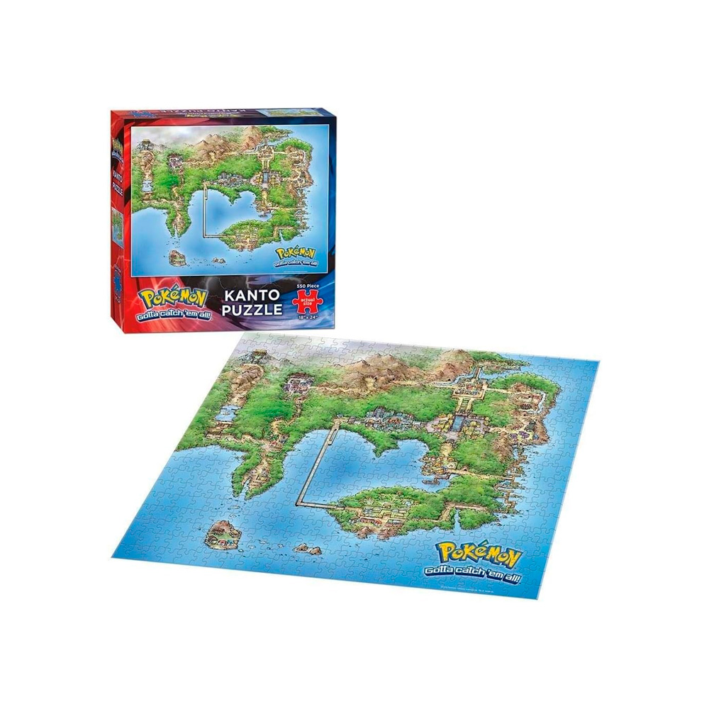 POKEMON ROMPECABEZA USAOPOLY KANTO 550 PIEZAS - 4