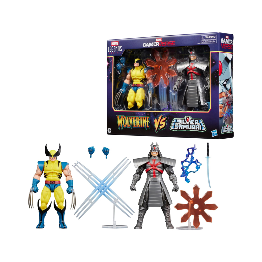 MARVEL LEGENDS GAMERVERSE WOLVERINE VS MARVEL SILVER SAMURAI - 1