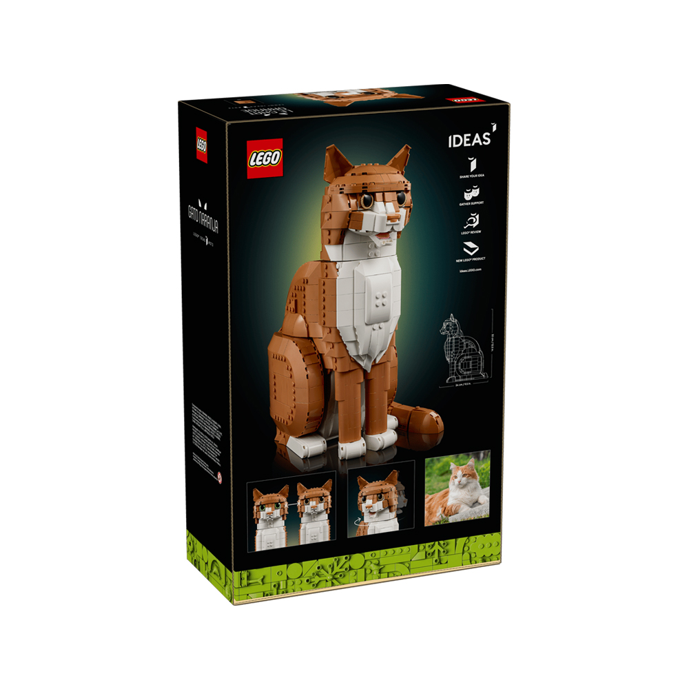 LEGO IDEAS ORANGE CAT BUILDING 21376 - 6