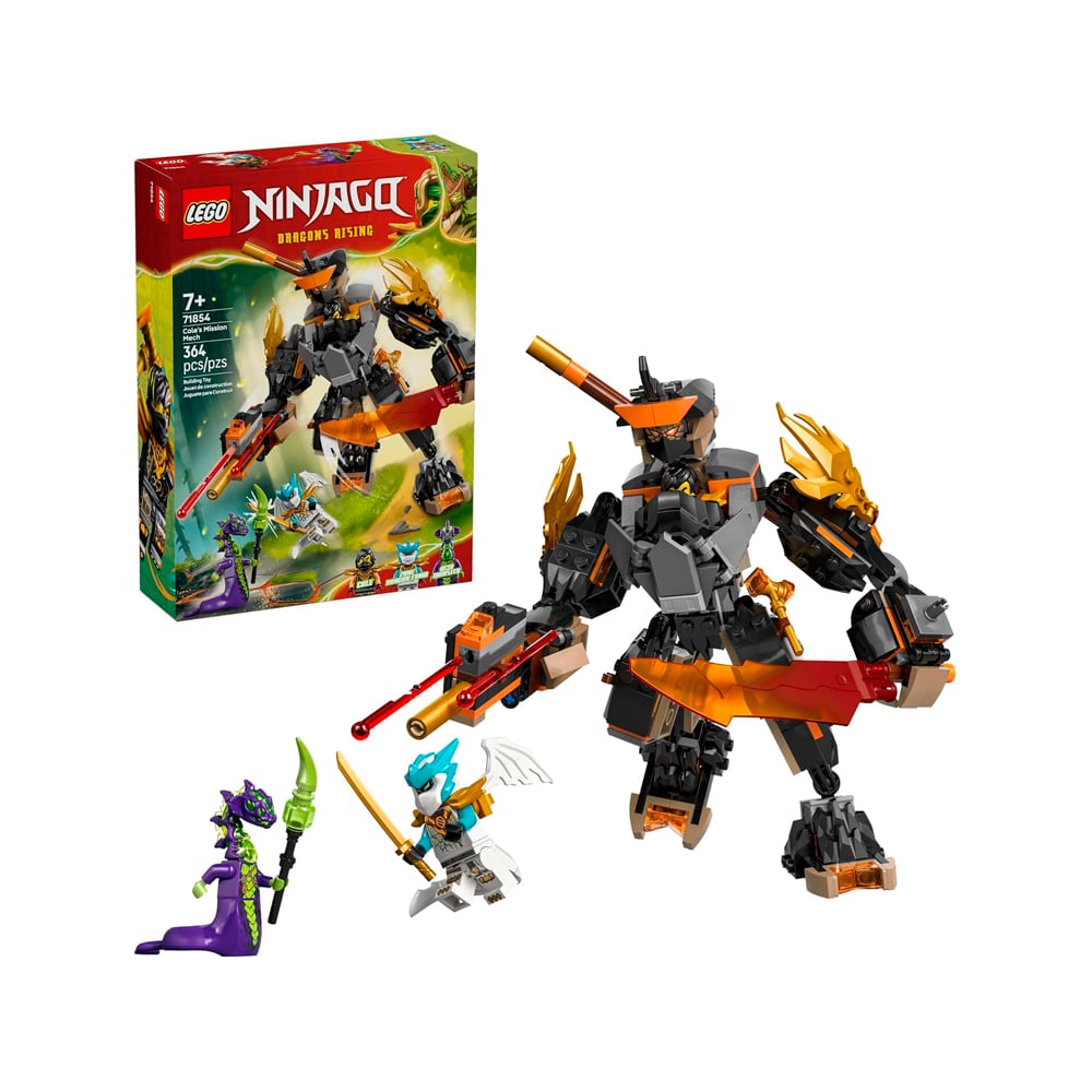 LEGO NINJAGO COLES MISSION MECH DRAGON ZANE 71854 - 1