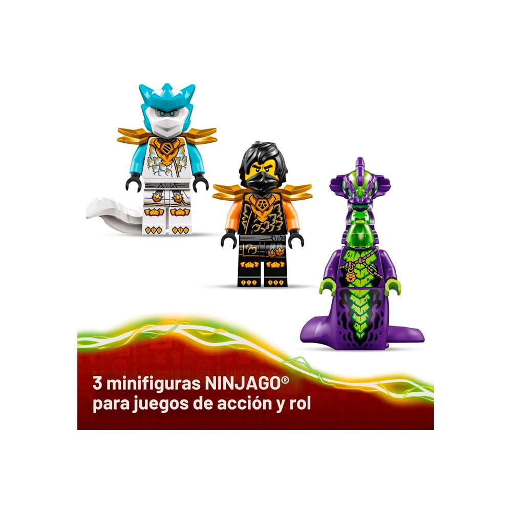 LEGO NINJAGO COLES MISSION MECH DRAGON ZANE 71854 - 4