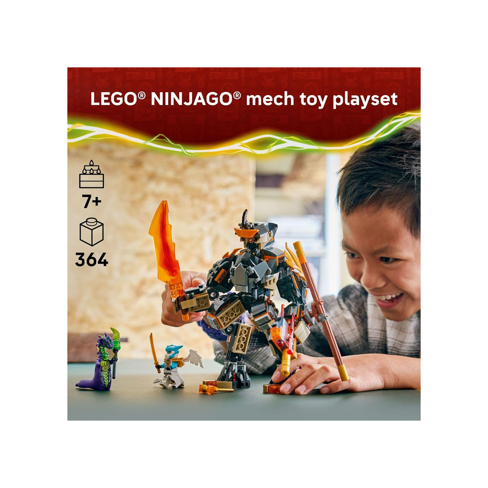 LEGO NINJAGO COLES MISSION MECH DRAGON ZANE 71854 - 6