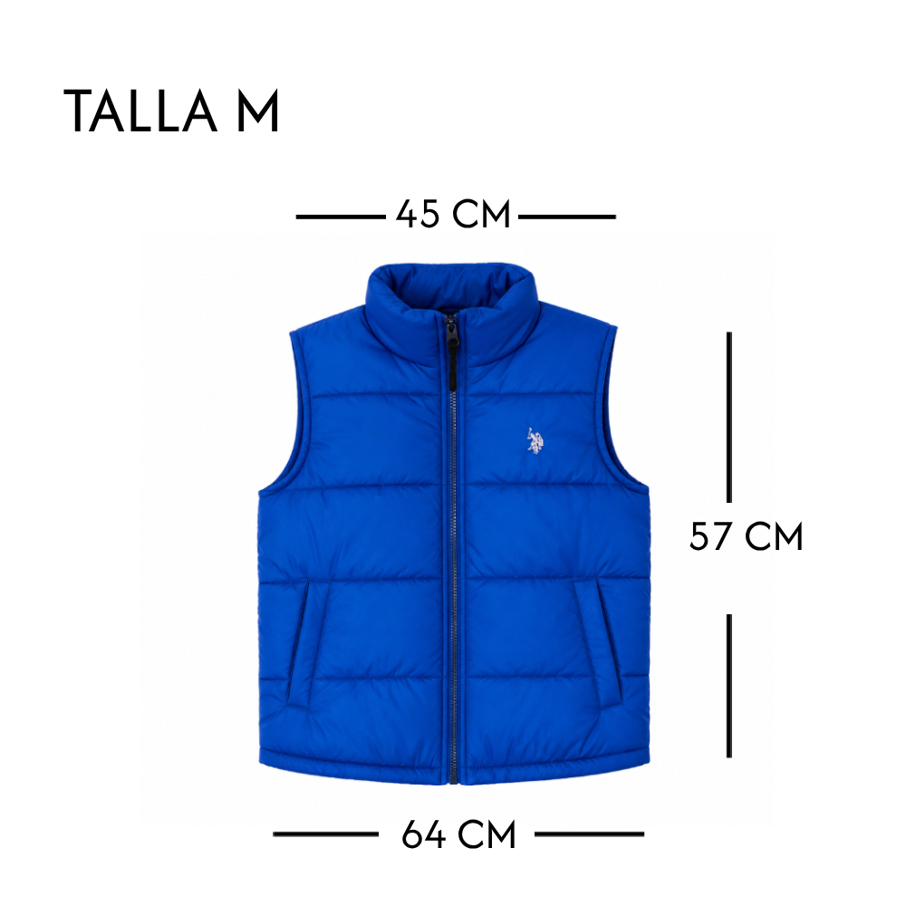 CHALECO US POLO ASSN HOMBRE TALLA M AZUL - 2