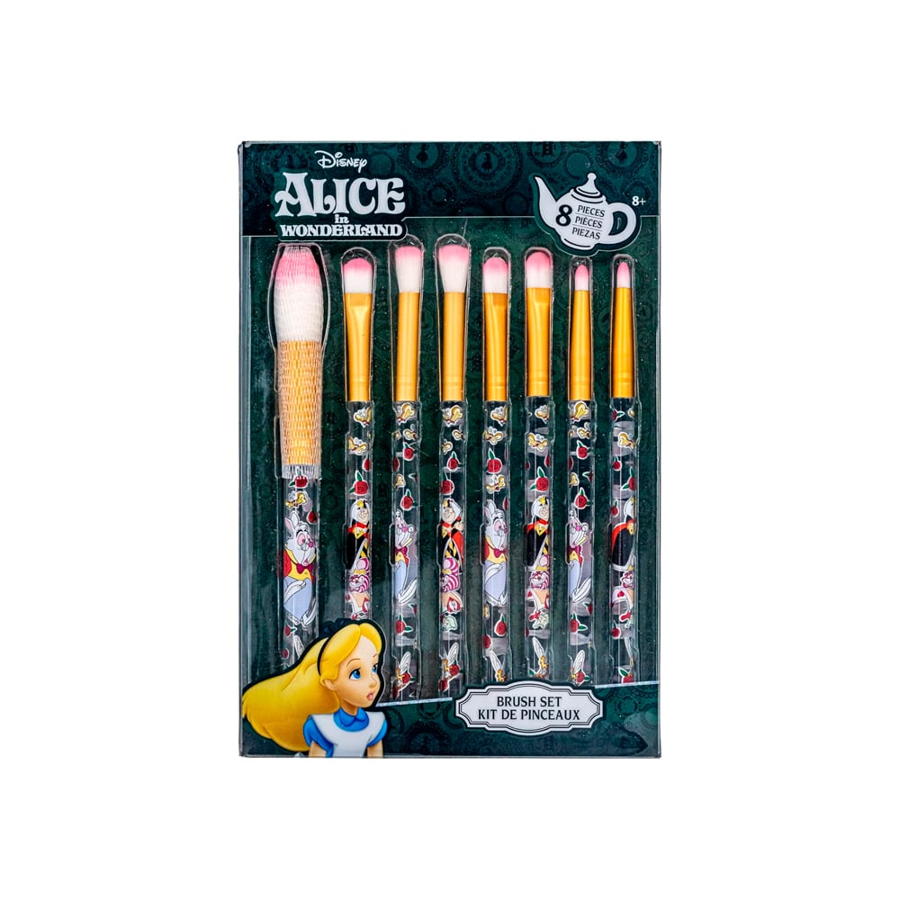 SET DE 8 BROCHAS DE MAQUILLAJE DE DISNEY ALICIA TOWNLEY GIRL - 1