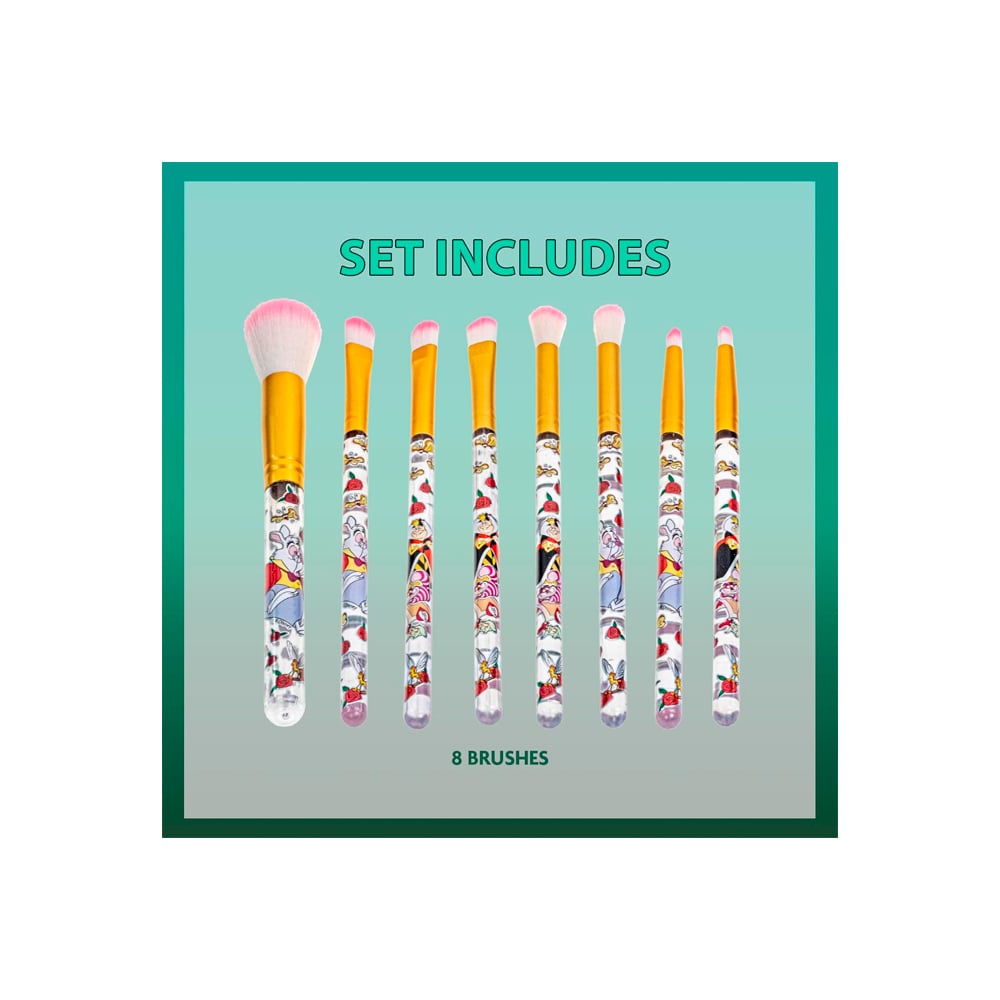 SET DE 8 BROCHAS DE MAQUILLAJE DE DISNEY ALICIA TOWNLEY GIRL - 5