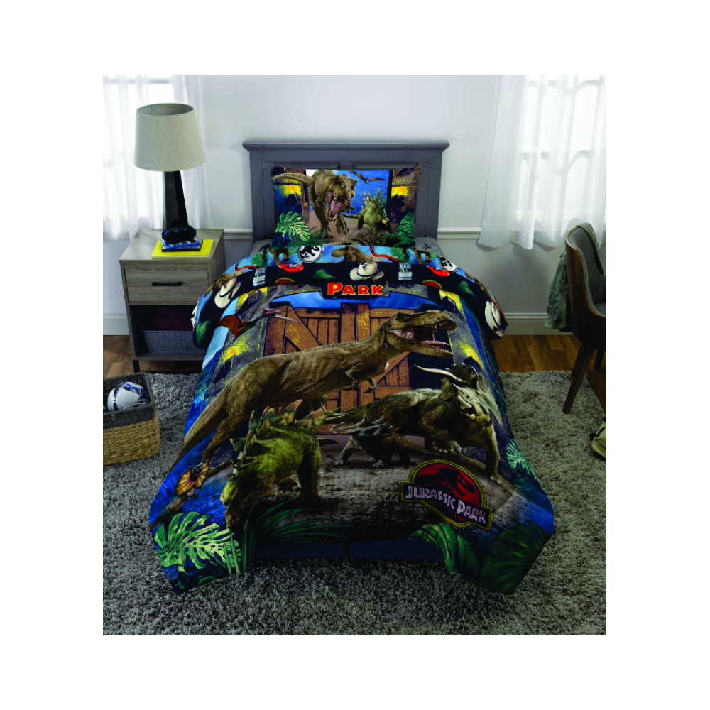 JUEGO DE CAMA JURASSIC WORLD EXCLUSIVO USA 1 5 PLAZA - 2