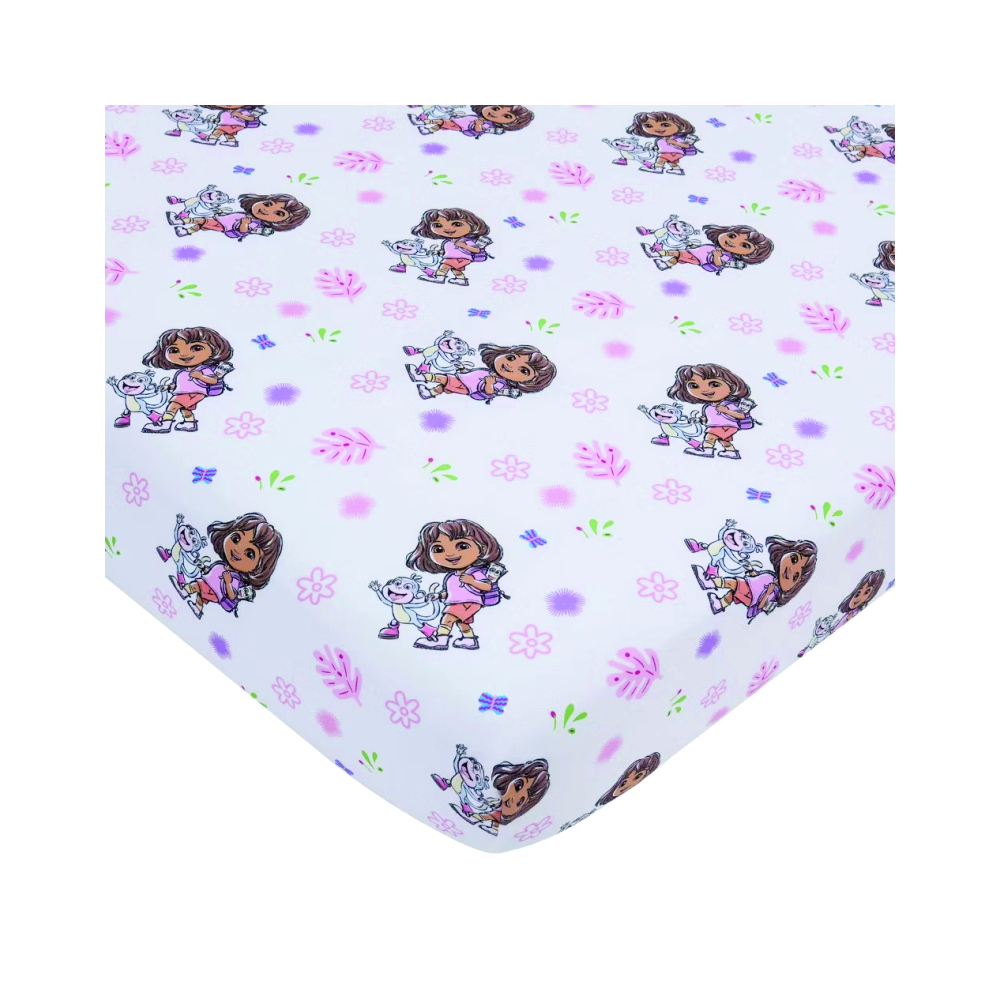 JUEGO DE CAMA INFANTIL DE 4 PIEZAS DORA PINK 1 PLAZA - 4