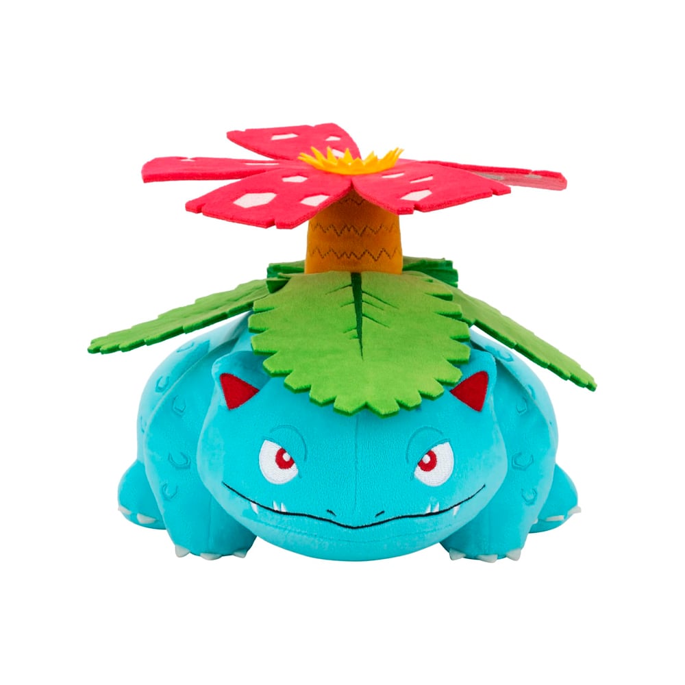 POKEMON PELUCHE VENUSAUR 31CM JAZWARES OFICIAL - 1