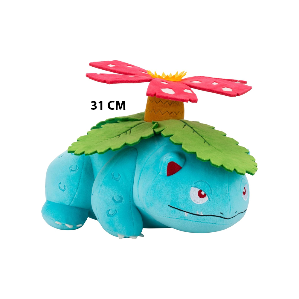 POKEMON PELUCHE VENUSAUR 31CM JAZWARES OFICIAL - 4