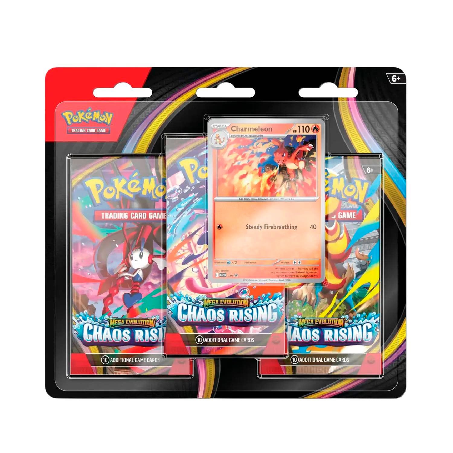 POKEMON TCG CHAOS RISING 3 PACK ESPAÑOL - 1