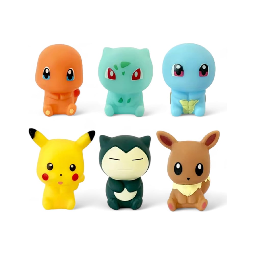 PKMN FIGURAS CHIBI CON SONIDO AL APRETAR 7CM SET - 1