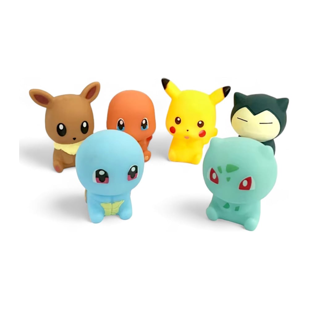 PKMN FIGURAS CHIBI CON SONIDO AL APRETAR 7CM SET - 2