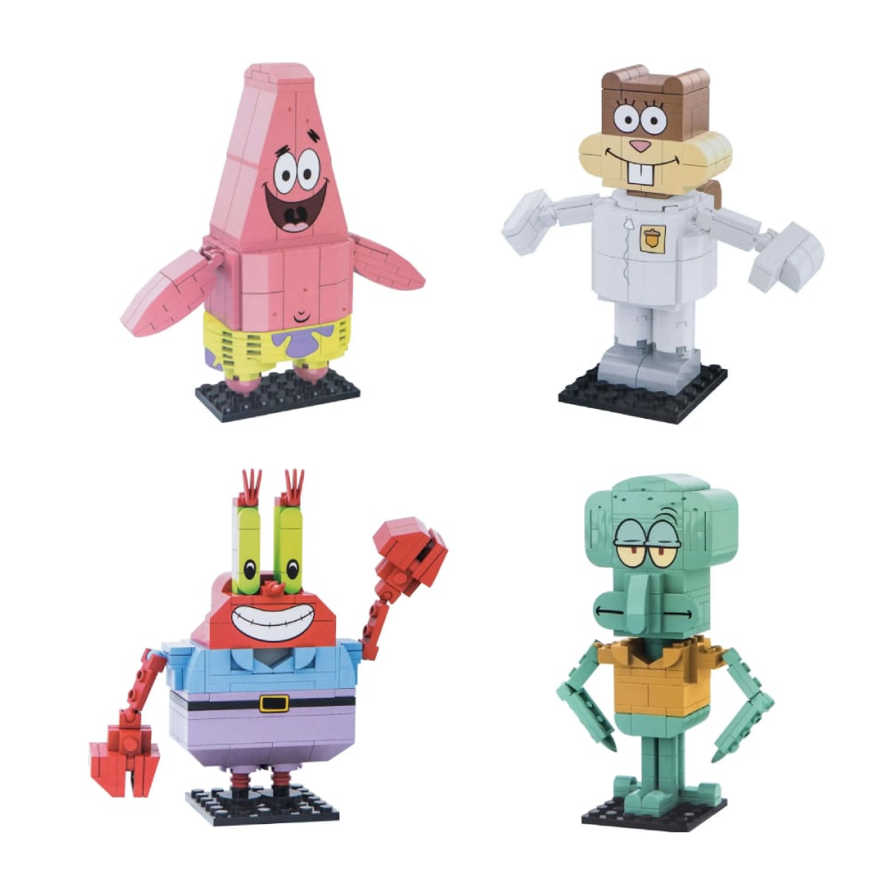 BOB ESPONJA SNAP SWITCH SET 4 UNIDADES PACK - 1