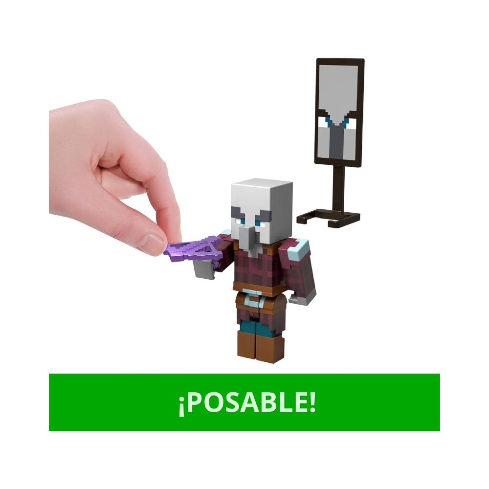 MATTEL MINECRAFT SET SKELETON AND VILLAGE RAID PACK - 4