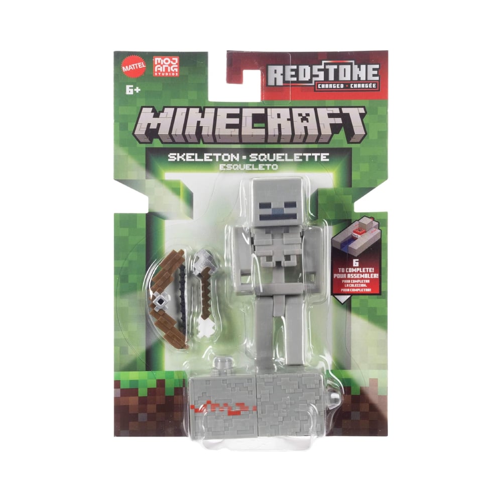 MATTEL MINECRAFT SET SKELETON AND VILLAGE RAID PACK - 5