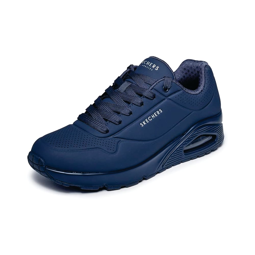 ZAPATILLA HOMBRE SKECHERS DARK NAVY TALLA 9 5 HORMA ANCHA - 1