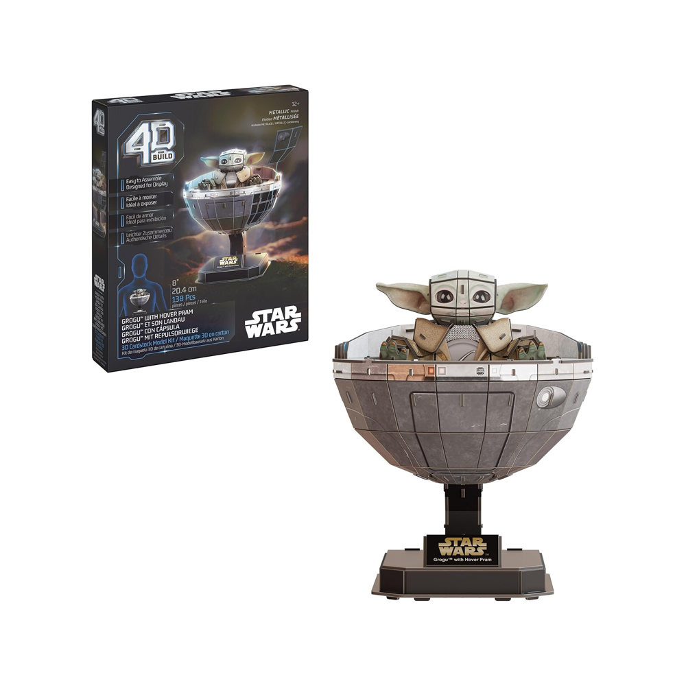 STAR WARS 4D BUILD GROGU IN CARRIER 3D MODEL KIT - 1