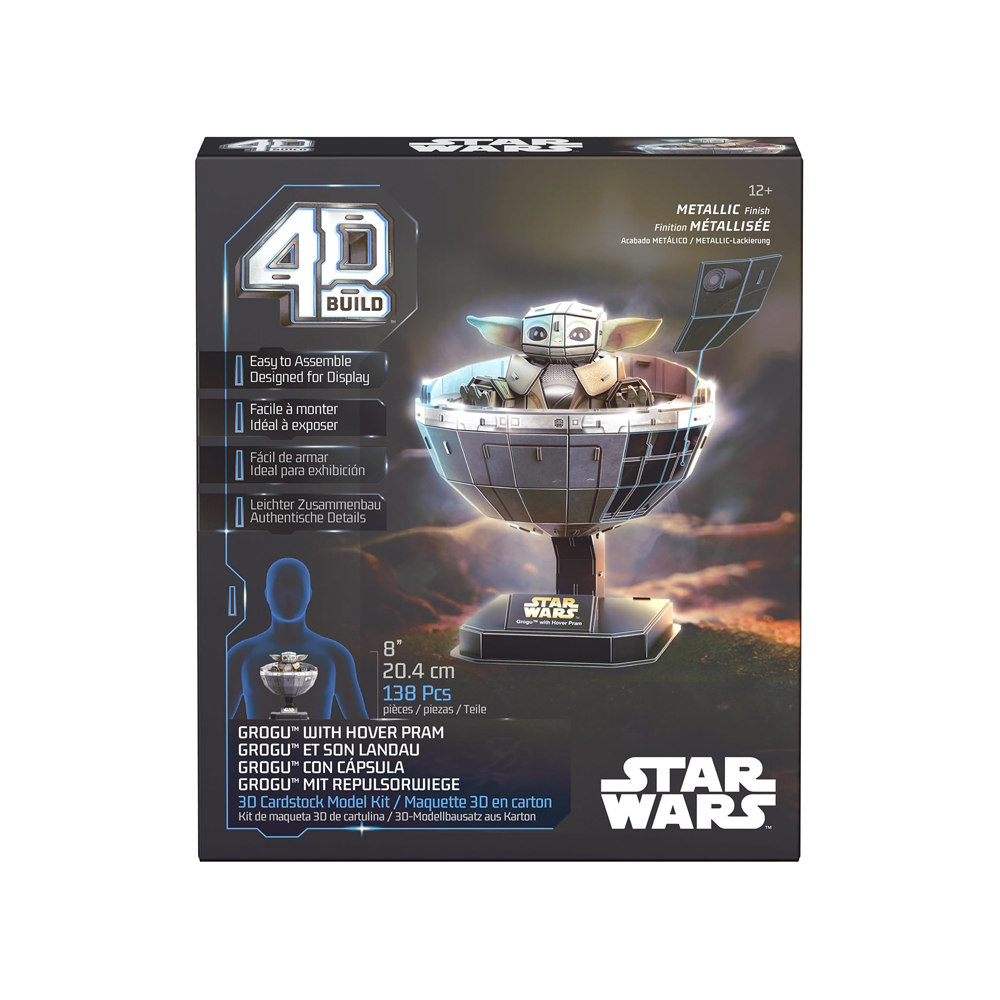 STAR WARS 4D BUILD GROGU IN CARRIER 3D MODEL KIT - 4