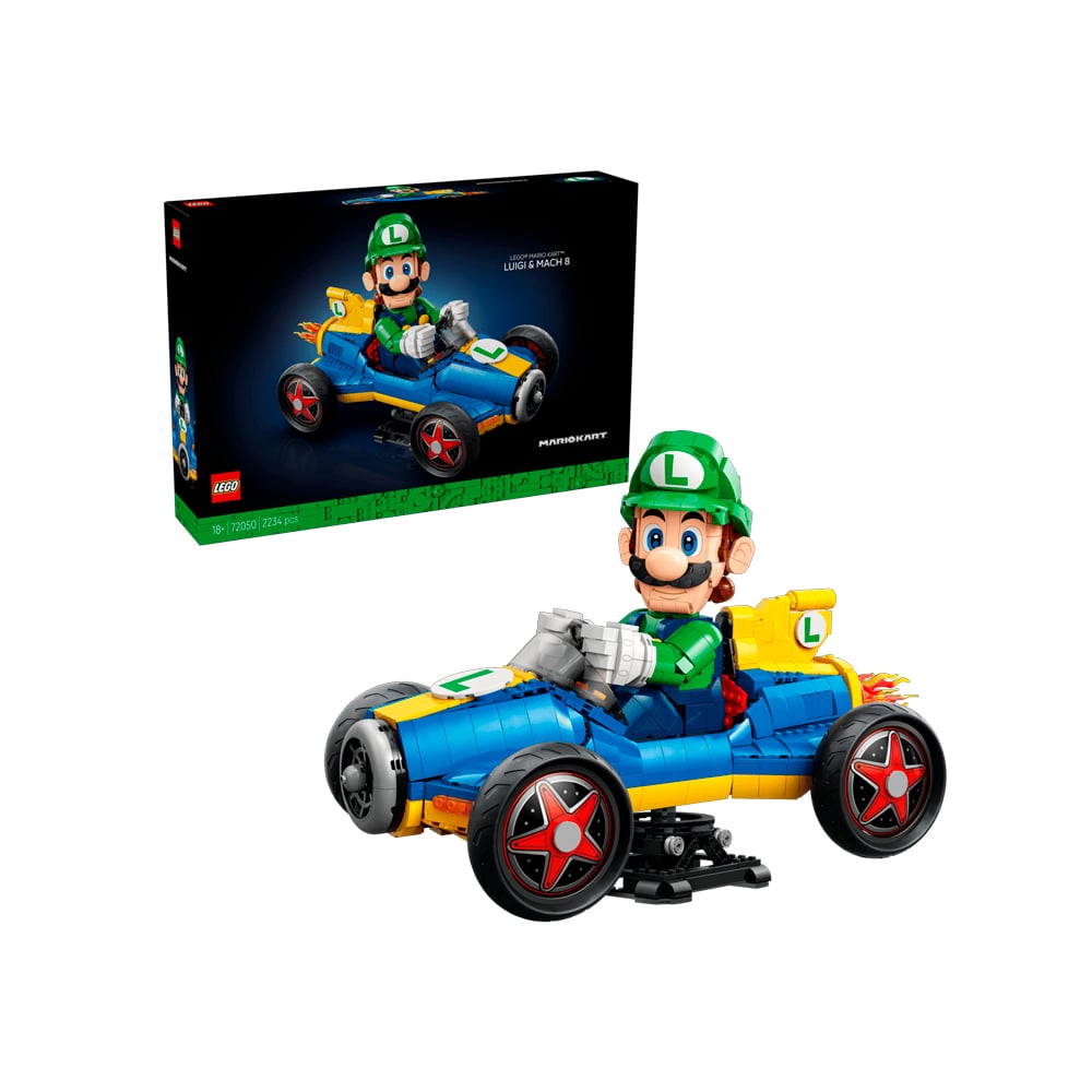 LEGO MARIO KART LUIGI MACH 8 72050 - 1
