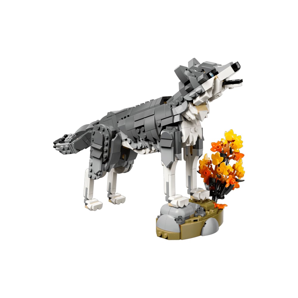 LEGO CREATOR 3 IN 1 FOREST ANIMALS GRAY WOLF 31393 - 2