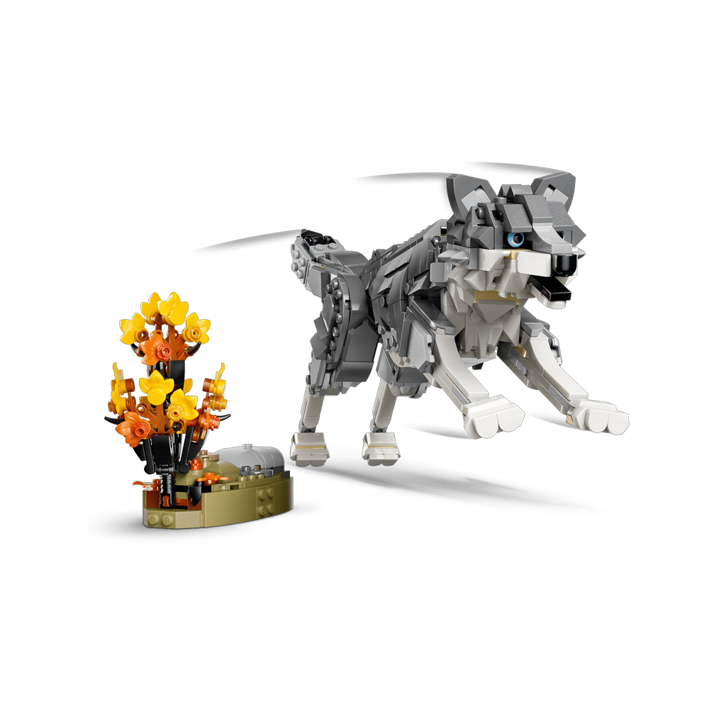 LEGO CREATOR 3 IN 1 FOREST ANIMALS GRAY WOLF 31393 - 5