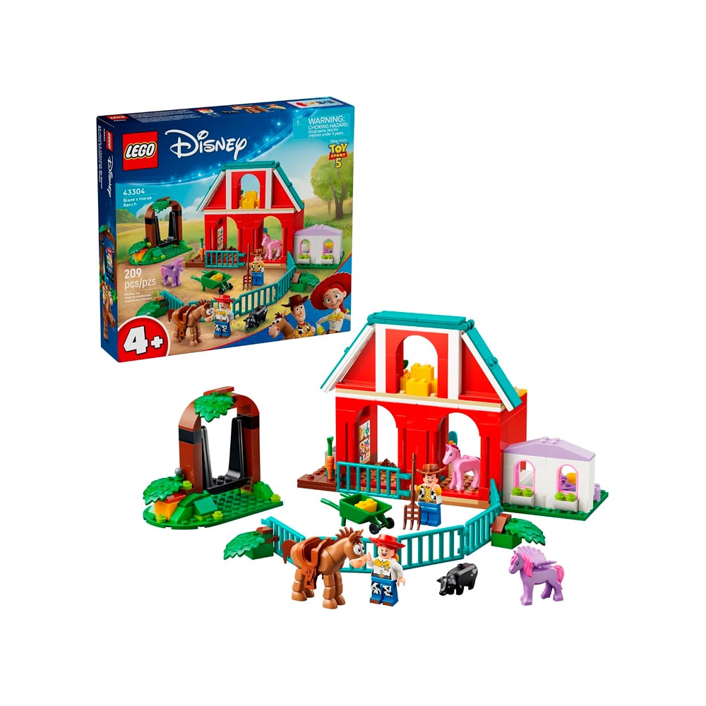 LEGO DISNEY AND PIXAR TOY STORY 5 BLAZES HORSE RANCH 43304 - 1