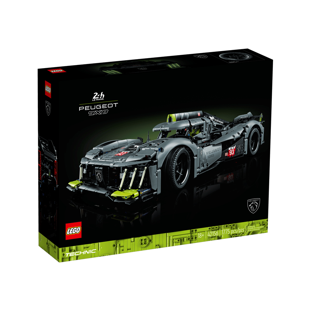 LEGO TECHNIC PEUGEOT 9X8 24H LE MANS HYBRID HYPERCAR 42156 - 3